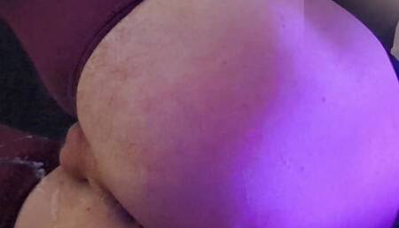 Tiny cock sissy slut fucks her ass