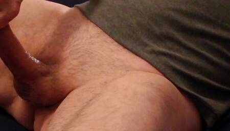 Old man bucking and cumming hard