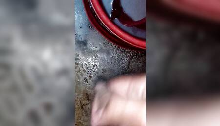 My stepmom trying to get wet by me