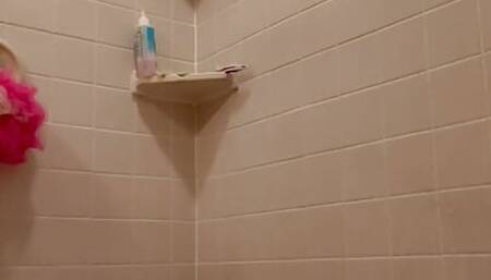 Peeing in the shower