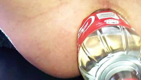 BI6slave gets huge cola bottle anal destruction