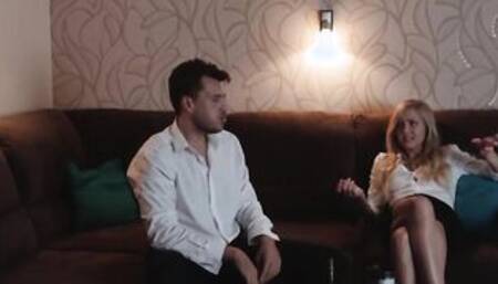 LOS CONSOLADORES - Sam Brooke Joins Married Couple Inside Incredible Sexy three Way - VIP SEX VAULT