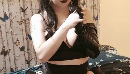 black latex and black ribbon smoking misty 120s