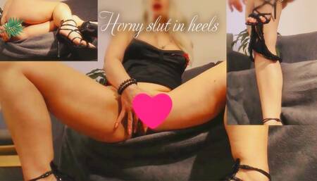 Horny slut in heels MOV