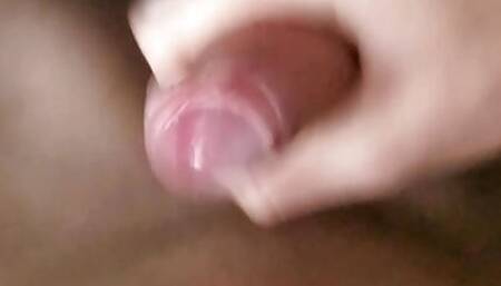 Cumshot on my stomach with very liquid sperm