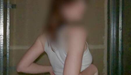 Masturbating at a warehouse next to workers, almost got caught