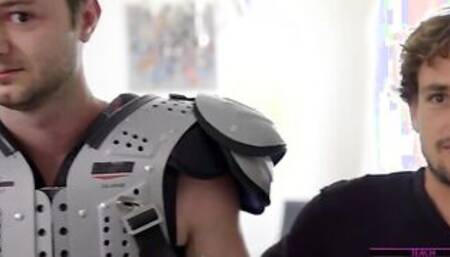 Jennifer White has her hands full with her stepson Typer Nixon and his friends Brad Sterling and Lucas Frost. The