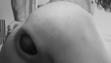 Anal Planet Birth - reverse plug play in a used and gaping hungry hole