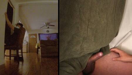 Straight cholo cock serviced at glory hole