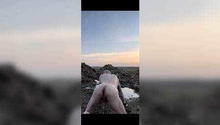 slave exposed in the woods