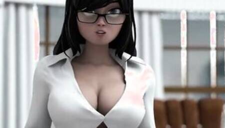 CARTOON SEX UNIVERSITY - Amazingly goddess Tits Futanari Beauty CREAMPIES Cartoon