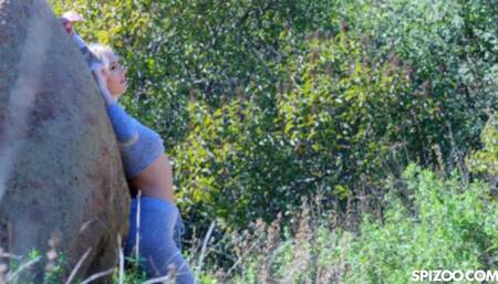 Sky Pierce - Blonde Sky Gets Pounded On Outdoor Hike