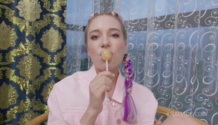 Anal Fucking with Petite 18 yo Goldie Small with Gapes,