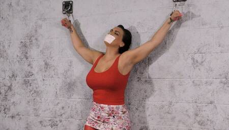 Megan Jones: Tape Gag and Tights