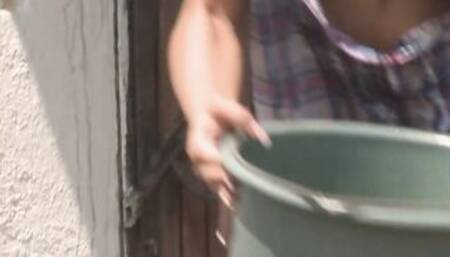 Honey Demon Has Anal Amongst The Hay Bales