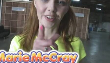 See Bombshell Red Head 19-Year-Old Marie Mccray Get Nailed Until She Squirts
