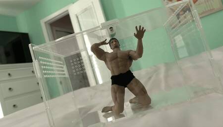 Giantess Ama Rio Uses Shrunken Man As Tiny Play Toy (HD 1080p MP4)