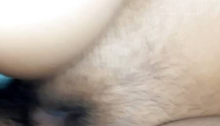 spit saliva on pussy and fuck hard make pussy wide with big brown dick EX GIRLFRIEND is having fun when her bf is restin