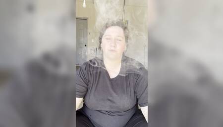 Taking a smoke break while you sit at my feet, get ignored, and hold my ashes.\n\n