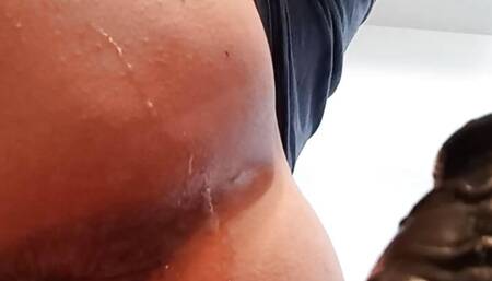 Bigblackdildo in ass