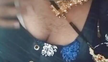 Desi crossdresser in salwar suit playing with vibrator