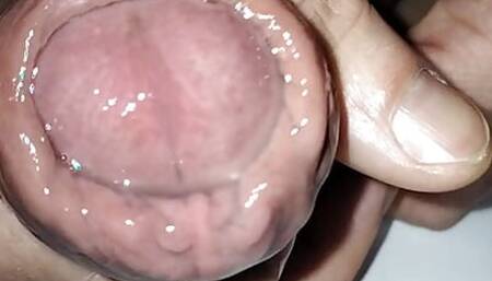 cumshot in the foreskin