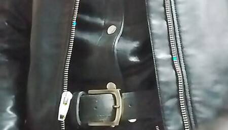 your master pissing in full leather