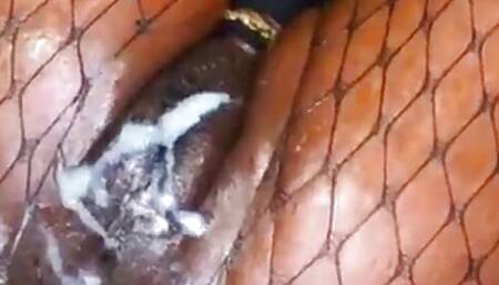 Watch How Her Pulsating Pussy Squeeze The Cum Out of His Dick With Oozing Creampie