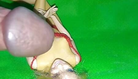 I masturbate to the cute face of a slut doll.