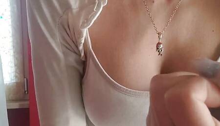 Busty doctor checks if you already know how to ejaculate