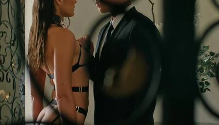 Deeper. Submissive Katrina gets leashed & fucked anally