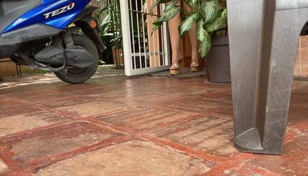 Pantyhose and Ellie heels by Milah and Miaisbeth