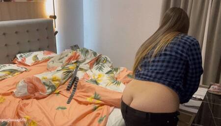 Stuck and gassy butt crack