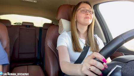 -More, more, I want deeper! "Fucked stepmom in car after driving lessons"