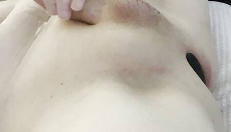 Jerking with butt plug in my ass