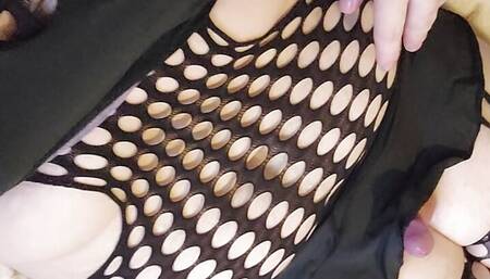 bbw sissy fucks ass and pocket pussy