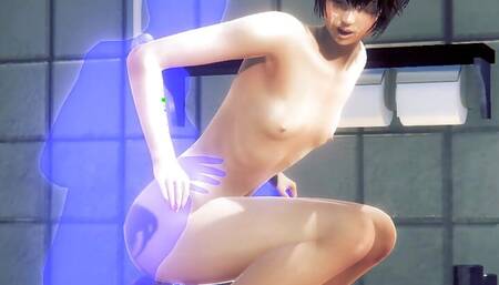 Yaoi Femboy - Jim is fucked in a public toilet part 2