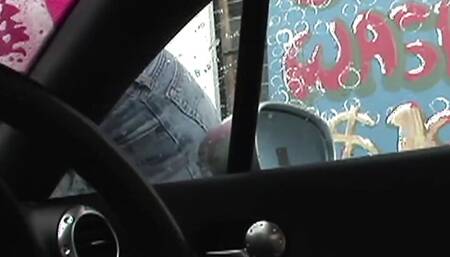 Brunette With Big Boobs Gets Fucked Inside A Car At The Car