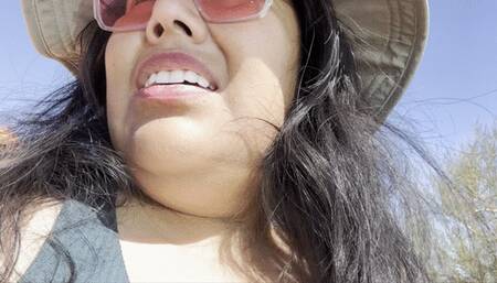 Desperate digging to plop