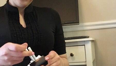 Your Sexy Boss Smoking in Your Face - Goddess D