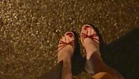 High heels in public