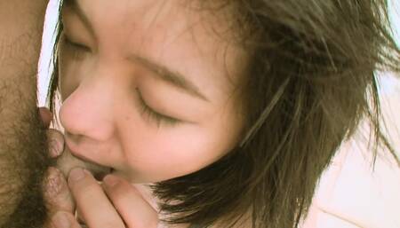 Toshiko Shiraki Is A Cute Chubby Asian With A Fat And Hairy Flower Pussy