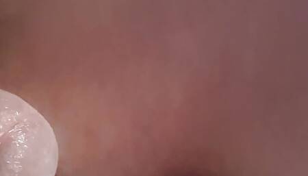 Rubbing the mattress and cumming