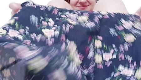 Stepdaughter accidentally saw a member of dad's friend and got excited