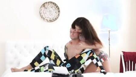 19 yo Yo Katty West Makes Him Put His Work off to Cummed Her Dripping Pussy