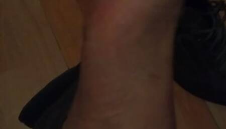 Feet run out of socks for you to see