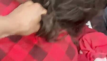 BBC  fucking my white pussy doggystyle hot interracial sex