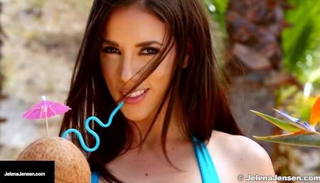 Jelena Jensen featuring Jelena Jensen's natural boobs clip