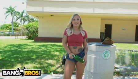 BANGBROS - 4th of July Celebration On The Bus With Stella Raee