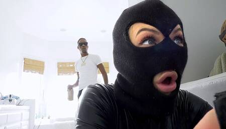 Cat Burglar Adira Allure Survives Anal Gangbang and DP with Big Black Cocks